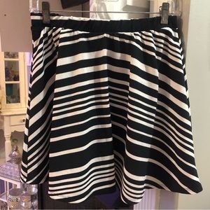 NWOT RUE21 Striped A-Line Skirt